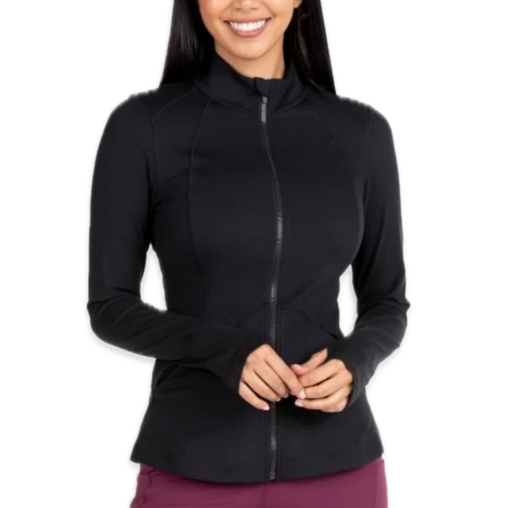 Spyder Black Yoga Zip Up Active Jacket Women’s Size M